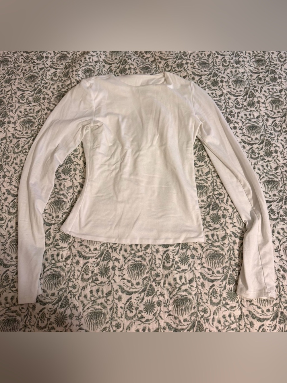 Butter soft white long sleeve top